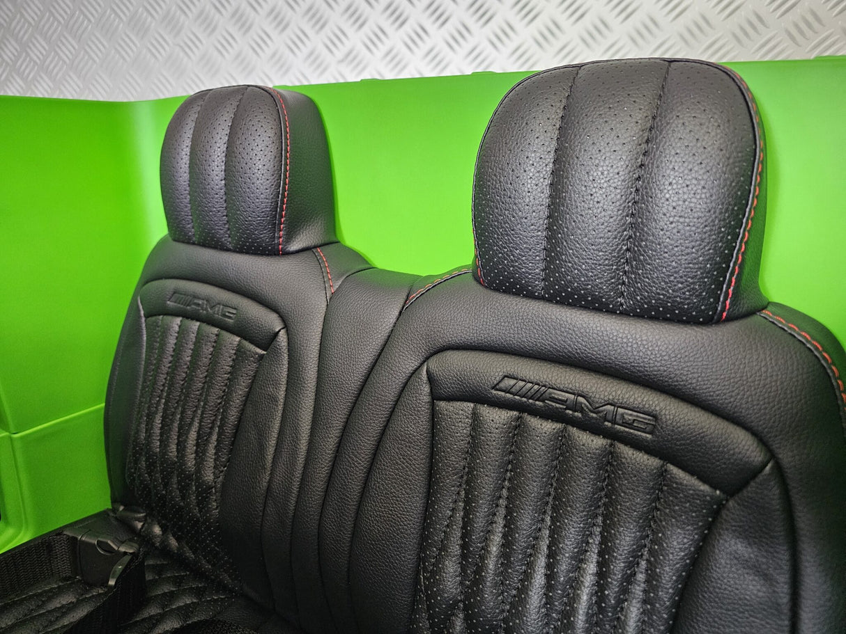 Electric children's car Mercedes G63 AMG 24 volt matt green