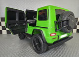 Electric children's car Mercedes G63 AMG 24 volt matt green