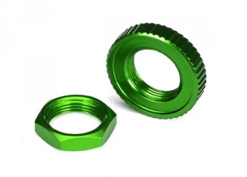Traxxas 8345G Servo Saver Nut Alu Green 4-Tec