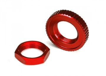 Traxxas 8345R Servo Saver Nut Alu Red 4-Tec*