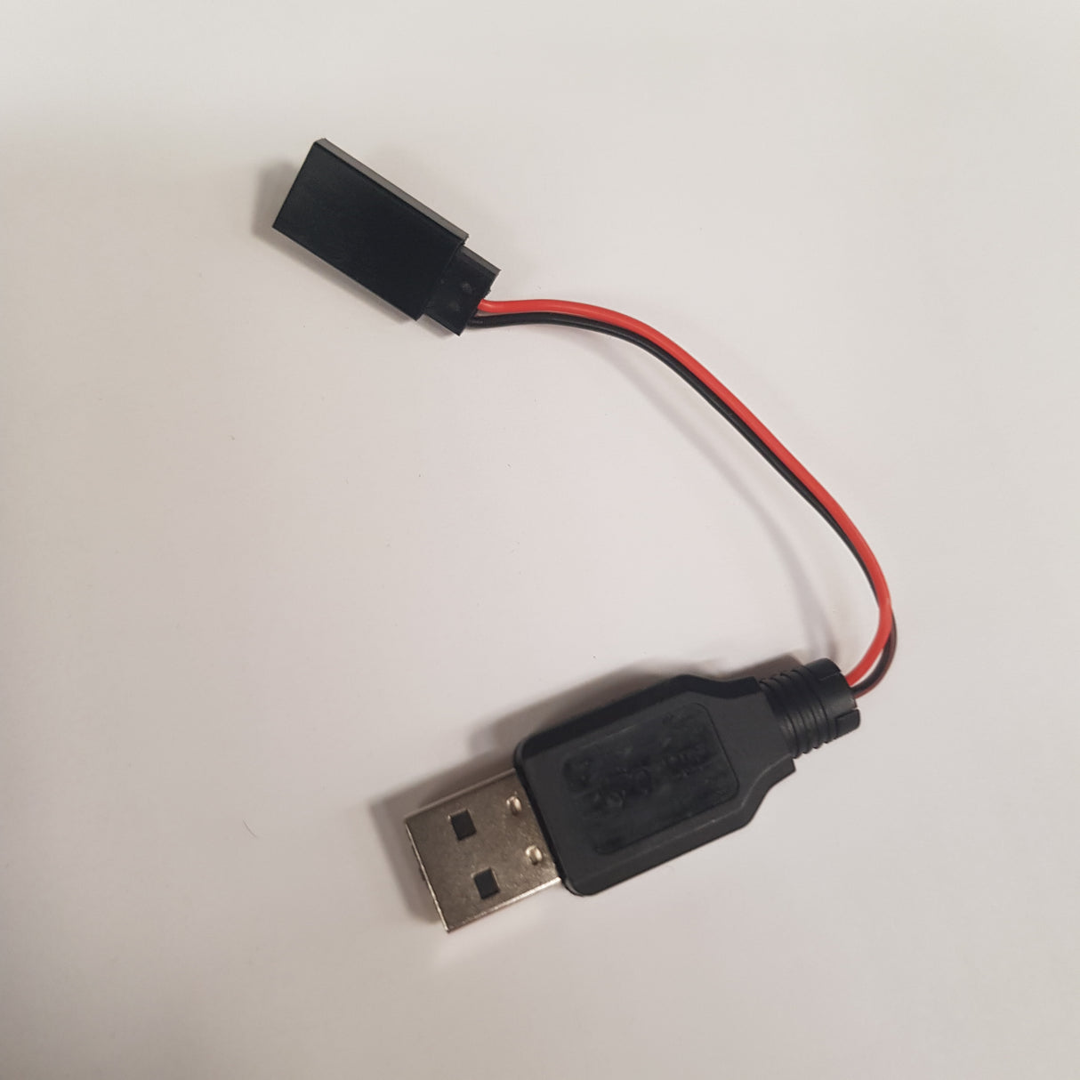 USB Lader til LiPo-batteri 3,7v med Futaba stik
