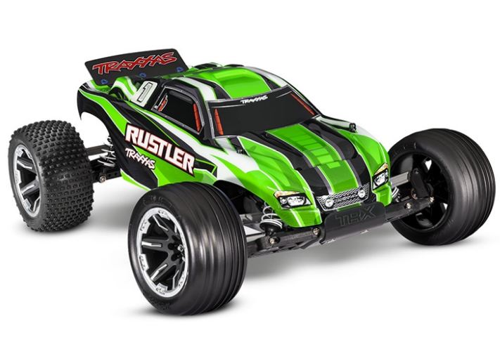 Traxxas Rustler Stadium Truck m. batteri og lader - 50 km/t!