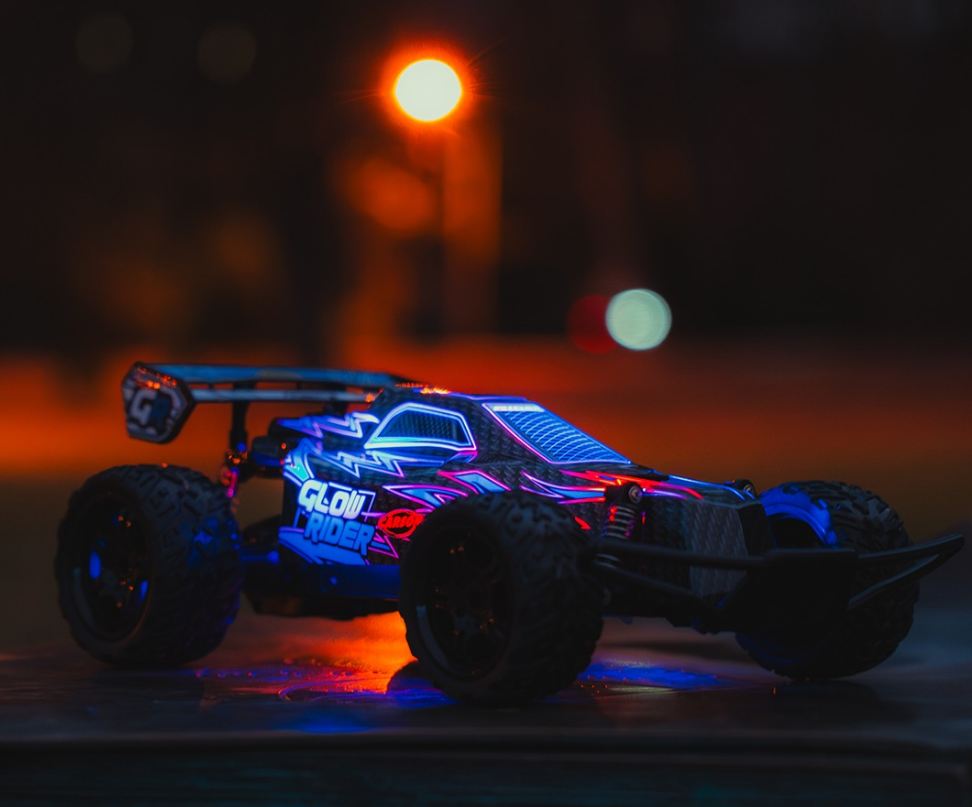 1:12 Glow Rider 2.4GHz 100% RTR blue – FjernstyretDK