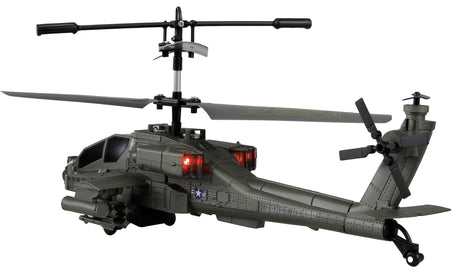 Fjernstyret Apache AH-64 Koaksial begynder helikopter – 3,5-kanals RTF