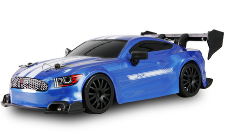 Fjernstyret Driftbil 1:24 – 4WD RTR med LED-lys - med ekstra dæk