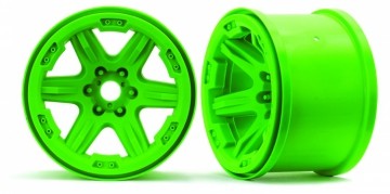 Traxxas 8671G Wheels Carbide 3.8" Green (2)*