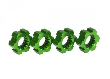 Traxxas 7756G Wheel Hubs Alu Green (4) X-Maxx, XRT