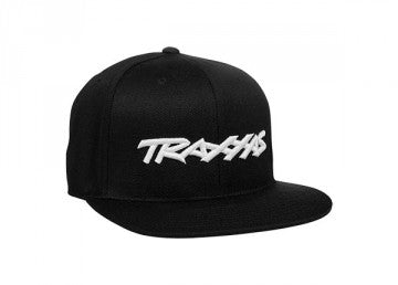 Traxxas 1183-BLK Snap Hat Flat Bill Black Traxxas Logo