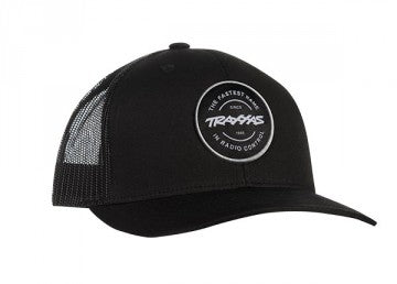 Traxxas 1185-BLK Trucker Hat Black Traxxas Circle Patch
