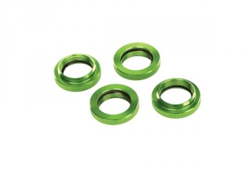 Traxxas 7767G Spring Retainer Alu Green (for GTX #7761,7861) (4)