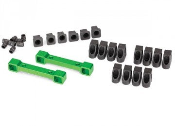 Traxxas 8334G Mount Susp Arms Front and Rear Alu Green  4-Tec*