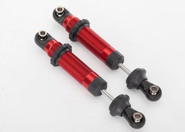 Traxxas 8260R Shocks gts hard-anodized red alu assembled (2)