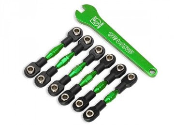 Traxxas 8341G Turnbuckles Front and Rear Alu Green Set  4-Tec