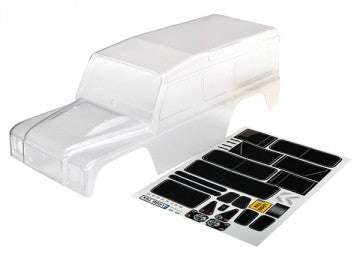 Traxxas 8011 Body Land Rover Defender Clear