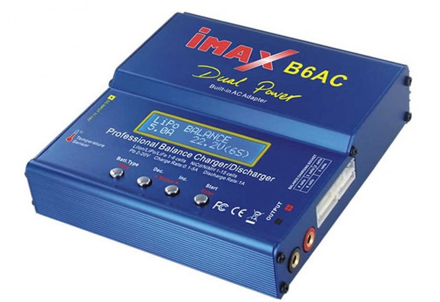 B6AC 5A multilader og hurtiglader LiPo NiMh m.fl. - DEMO
