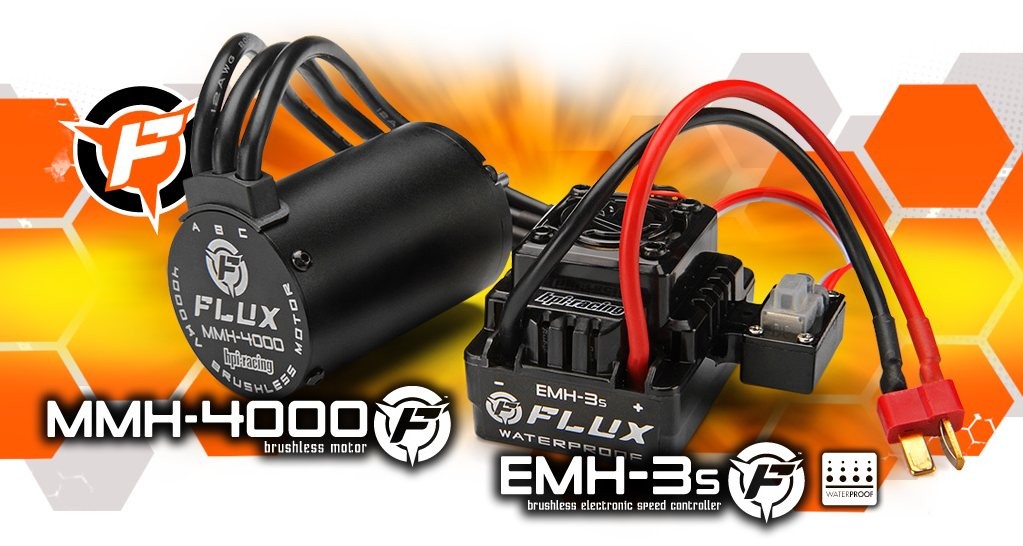 E-FIRESTORM 10T FLUX 124 km/t - VILD hurtig fjernstyret onroad bil