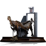 Iron Studios Jurassic Park - Raptors At The Kitchen'S Door Art Scale 1/10