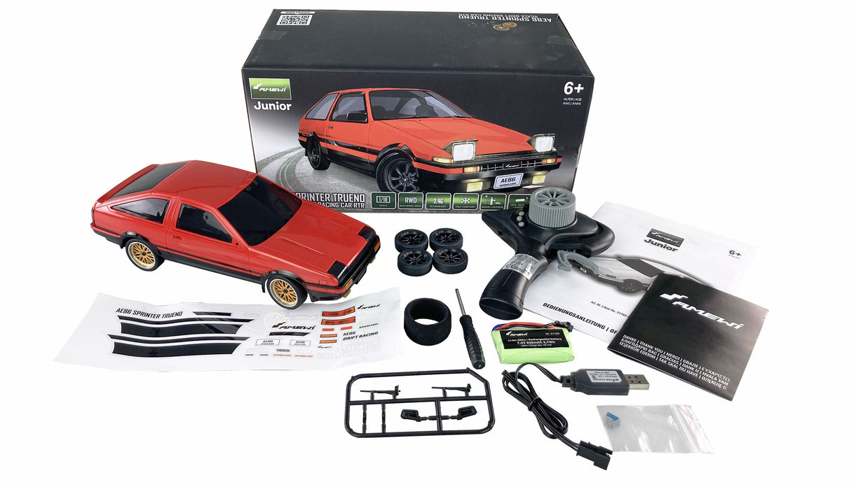 AE86 Sprinter Trueno Scale Drift Racing Car 1:18 RTR