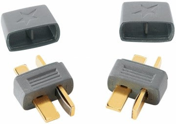 2 styk Deans stik / T-plug / Start plug T-Connector Han / Male