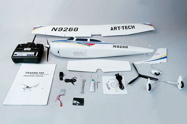 Cessna 182 - flot detaljeret fjernstyret fly