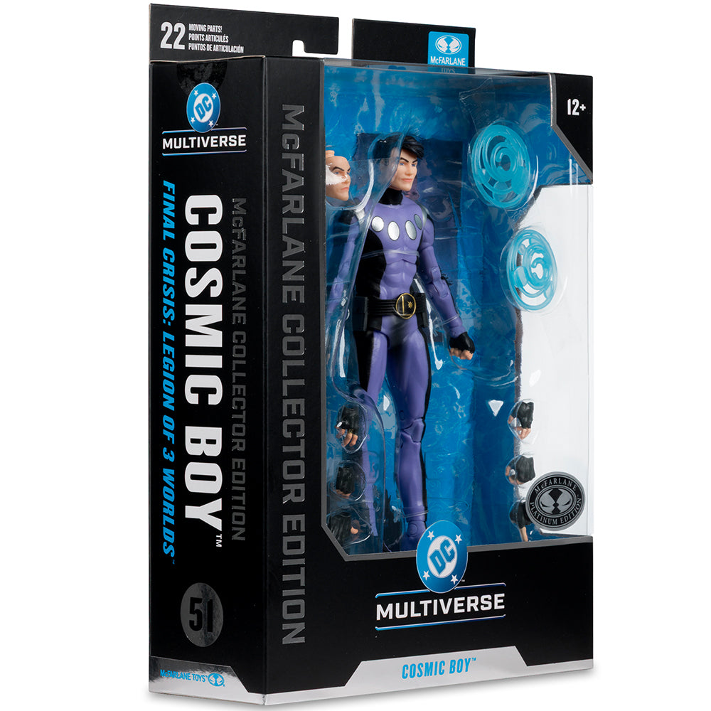 DC Multiverse Cosmic Boy (Final Crisis) 7in Action Figure McFarlane Collector Edition #51 Collector Edition  (Final Crisis) [Chase]