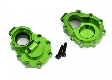 TRAXXAS 8253G Portal Housing Inner Rear Alu Green Left/Right (2) TRX-4