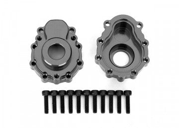 Traxxas 8251A Portal Housing Outer Alu Grey Front/Rear (2)  TRX-4/6