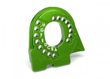 TRAXXAS 8290G Motor Mount Plate Alu Green TRX-4