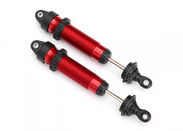 Traxxas 8450R Shocks GTR 134mm Alu Red (Threaded) (2)