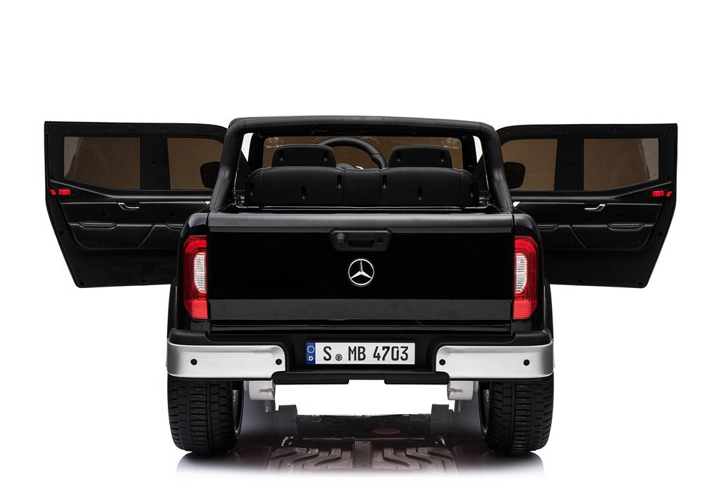 Mercedes X-Class Sort 4WD – 4x12V Elbil til Børn