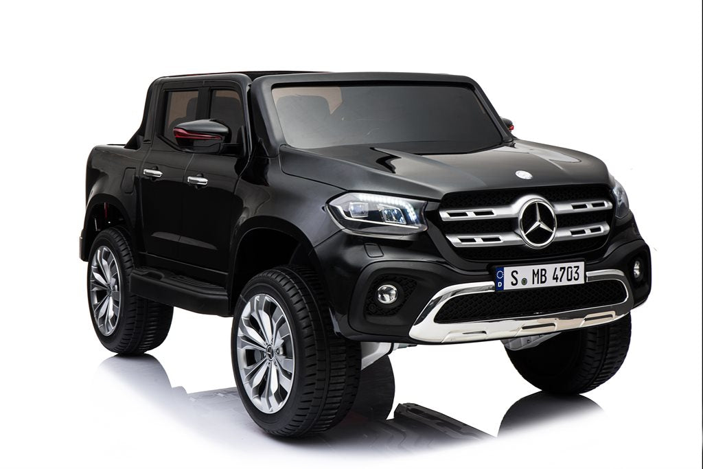 Mercedes X-Class Sort 4WD – 4x12V Elbil til Børn