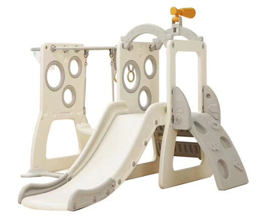 Elitetoys Kids Zone legetårn med rutsjebane og gynge