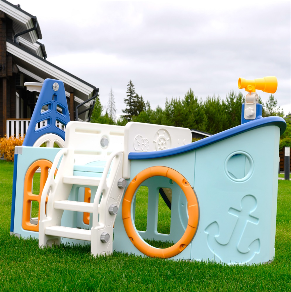 Elitetoys Adventure Ship Legeskib med Rutsjebane