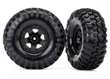 Traxxas 8181 Tires &amp; Wheels Canyon Trail/TRX-4 Black 2.2" (2)