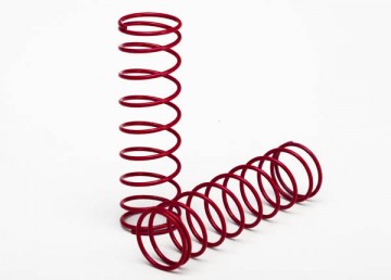 Traxxas 3758R Springs Front Red (2)