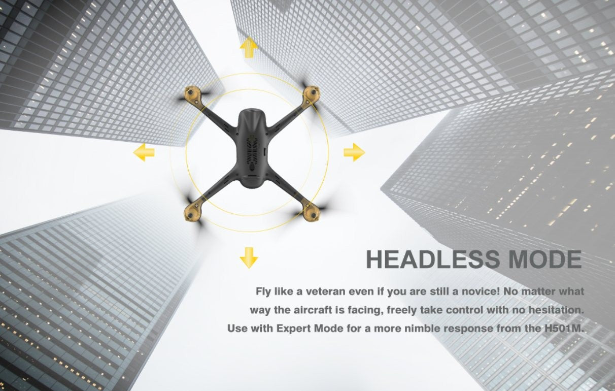 Hubsan X4 H501M Waypoints FPV - opgraderet drone