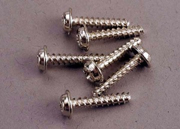 Traxxas 3288 Screws 3x15mm Self-tapping Washerhead (6)