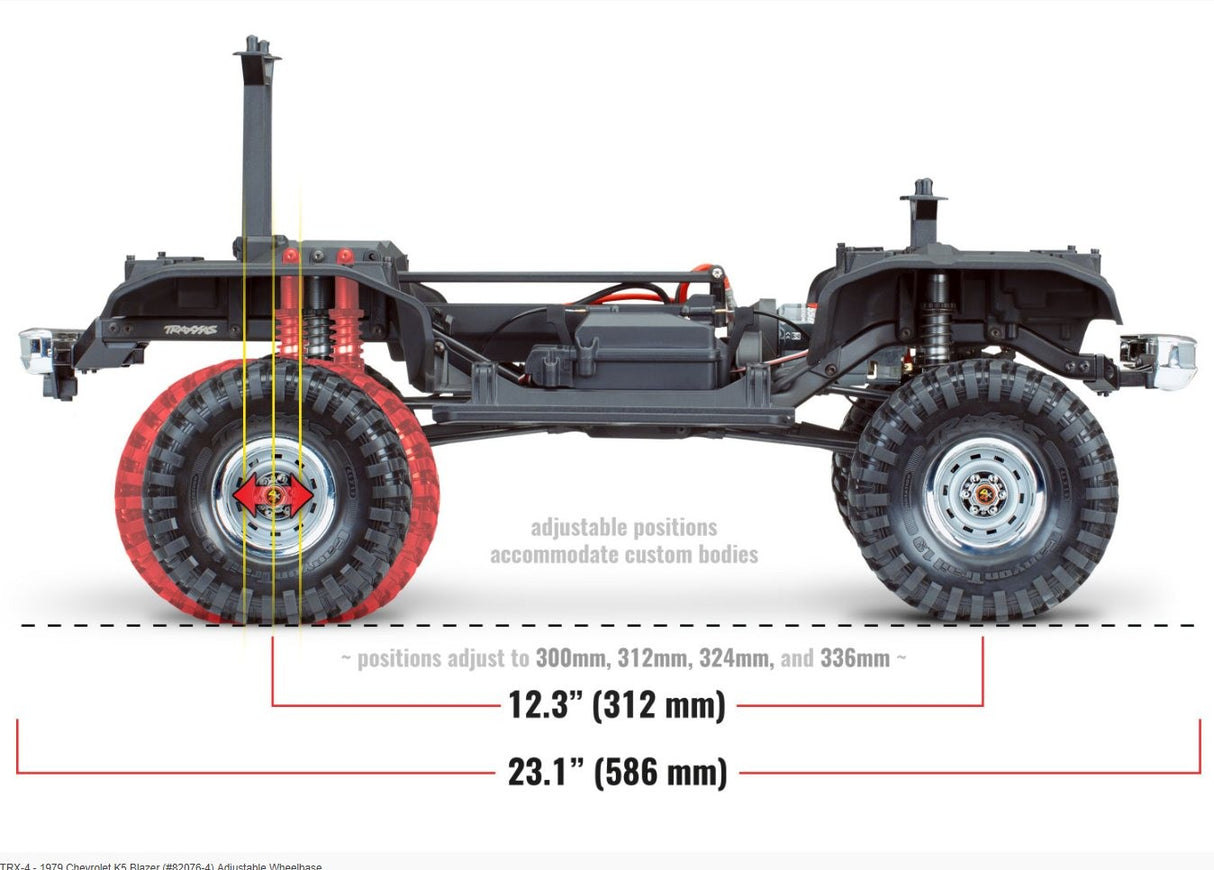 Traxxas TRX-4 Chevy Blazer K5 red