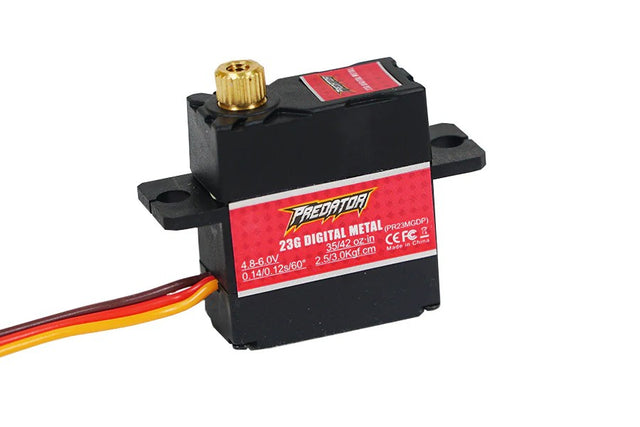23g digital metal gear servo positive with 330mm wire