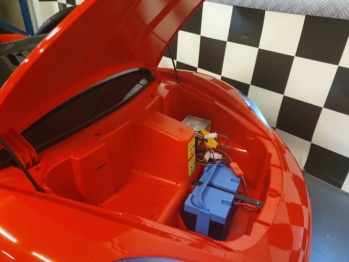 Children's car 24 volts for 2 children from 6 years red