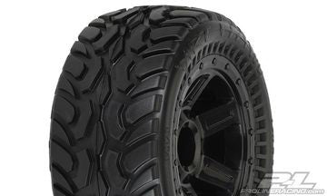 PL1071-11 Dirt Hawg Mounted on Desperado Wheels (2) for 1:16 E-REVO