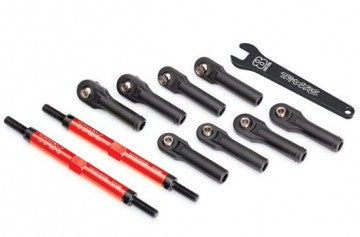 TRX8638R - Toe Link 144mm Alu Red (with Wrench) (2) E-Revo