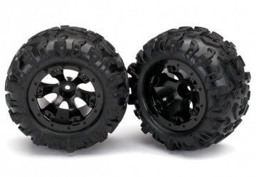 Traxxas 7277 Tires &amp; Wheels Canyon AT/Geode Black 2.2" 1/16 (2)