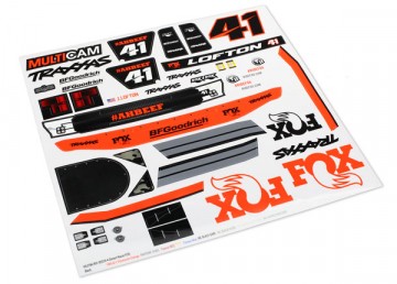 Traxxas 8515 Decals Unlimited Desert Racer Fox Edition