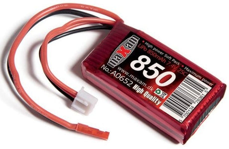 LiPo 7.4V 850mAh JST stik 25C Maxam