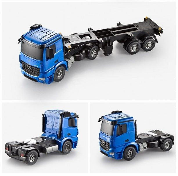 Fjernstyret Mercedes-Benz lastbil med trailer m. container - Arocs