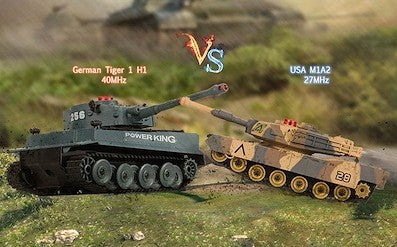 2 fjernstyrede kampvogne - KÆMP mod hinanden