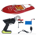 Flytec fjernstyret retro motorbåd