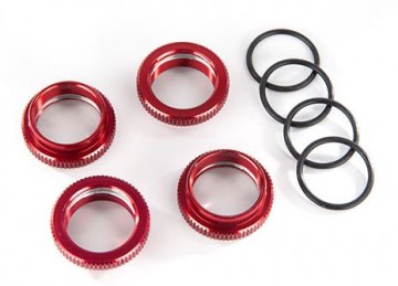 Traxxas 8968R Spring Adjuster Alu Red GT-Maxx (4)