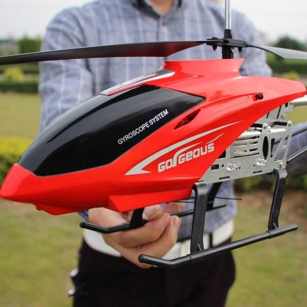 Kæmpe fjernstyret helikopter på 130cm - 3.5 kanaler